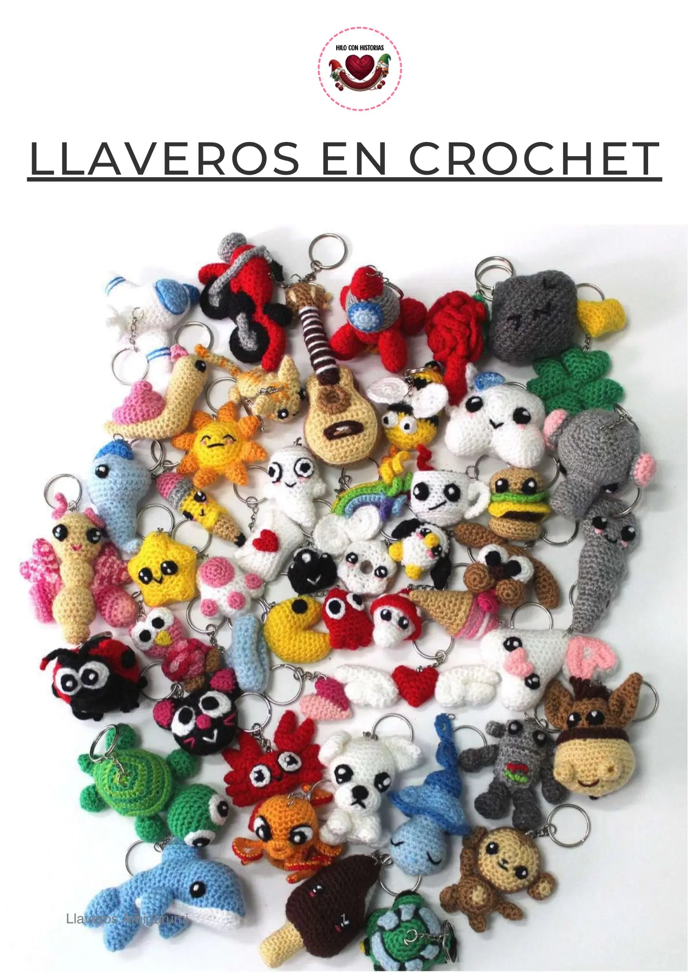+50 PATRONES PARA TEJER LLAVEROS DE PERSONAJES