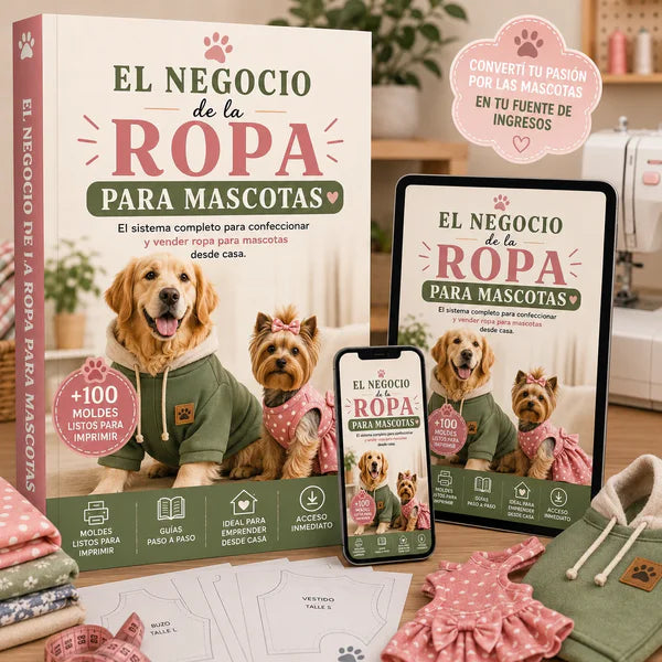 El negocio de la ROPA PARA MASCOTAS - Últimos cupos con 60% OFF + Garantia  + BONUS Premium 🎁👇